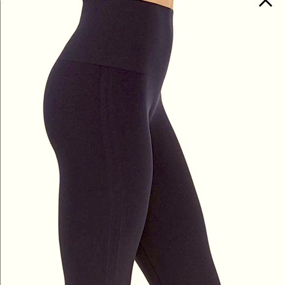 Spanx,Slimming Black Shimmer, Must Own A Pair of Spanx🔥🔥, EUC, Size Med. - Picture 2 of 12